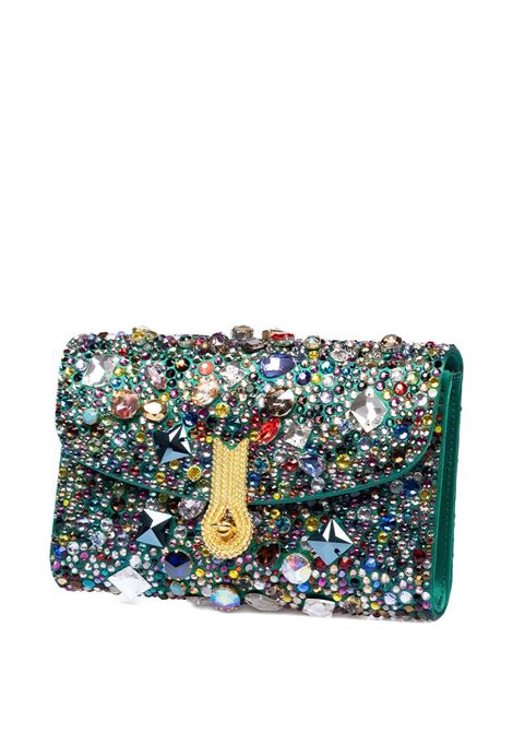 Multicolored crystal-embellished queen mid clutch Amato Daniele - women AMATO DANIELE | 877864ARASOSTRASS380